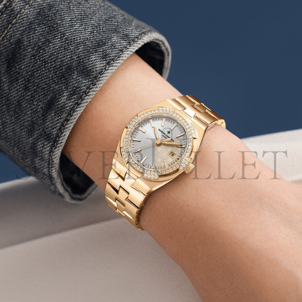 VACHERON CONSTANTIN OVERSEAS QUARTZ 33 MM PINK GOLD WATCH 1225V/200R-H031 VACHERON CONSTANTIN OVERSEAS QUARTZ 33 MM PINK GOLD WATCH 1225V/200R-H031